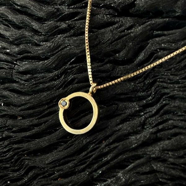 Collar Black Diamond Bubble